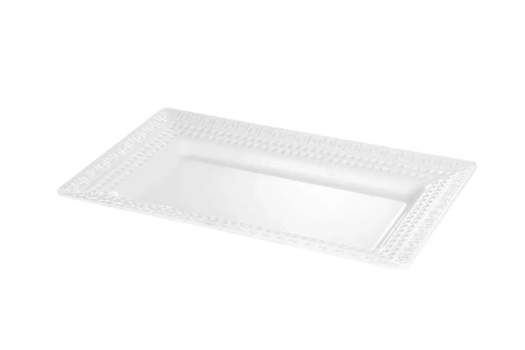 [HAMP-2540W] Melamine plate - Rectangle - Ver design - 25*40cm