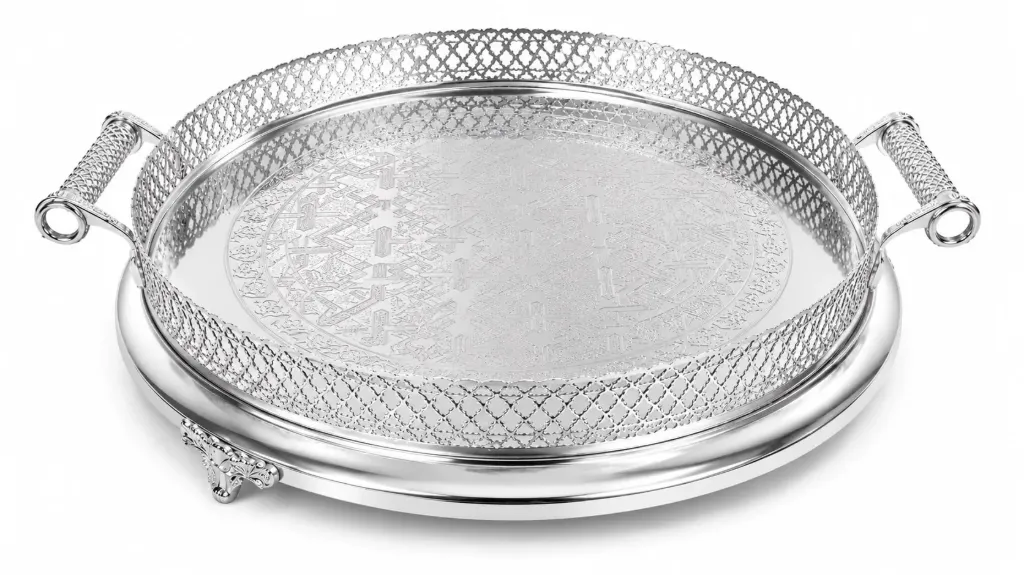 [Metal tray HA24-45s] Tray "FES" 45cm
