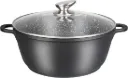 Casserole with lid Black - 20cm