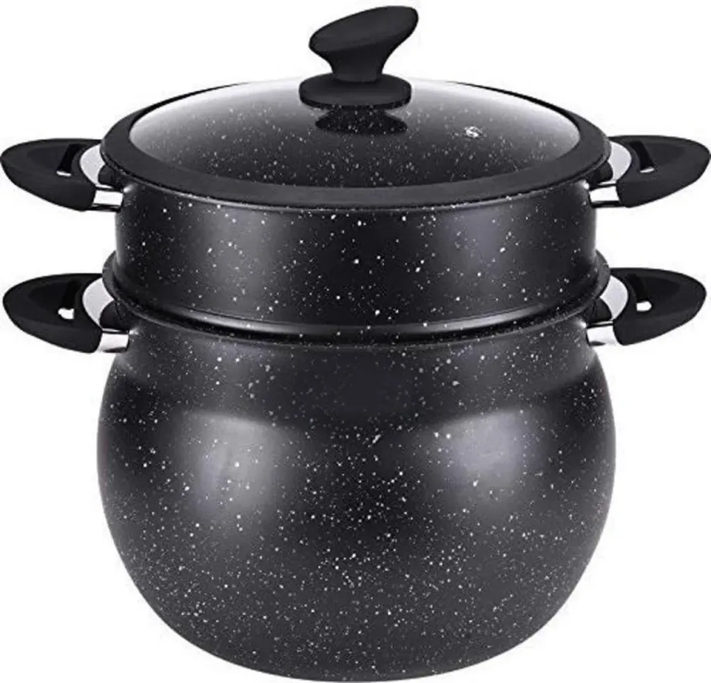 Stoompan zwart 12 liter inductie