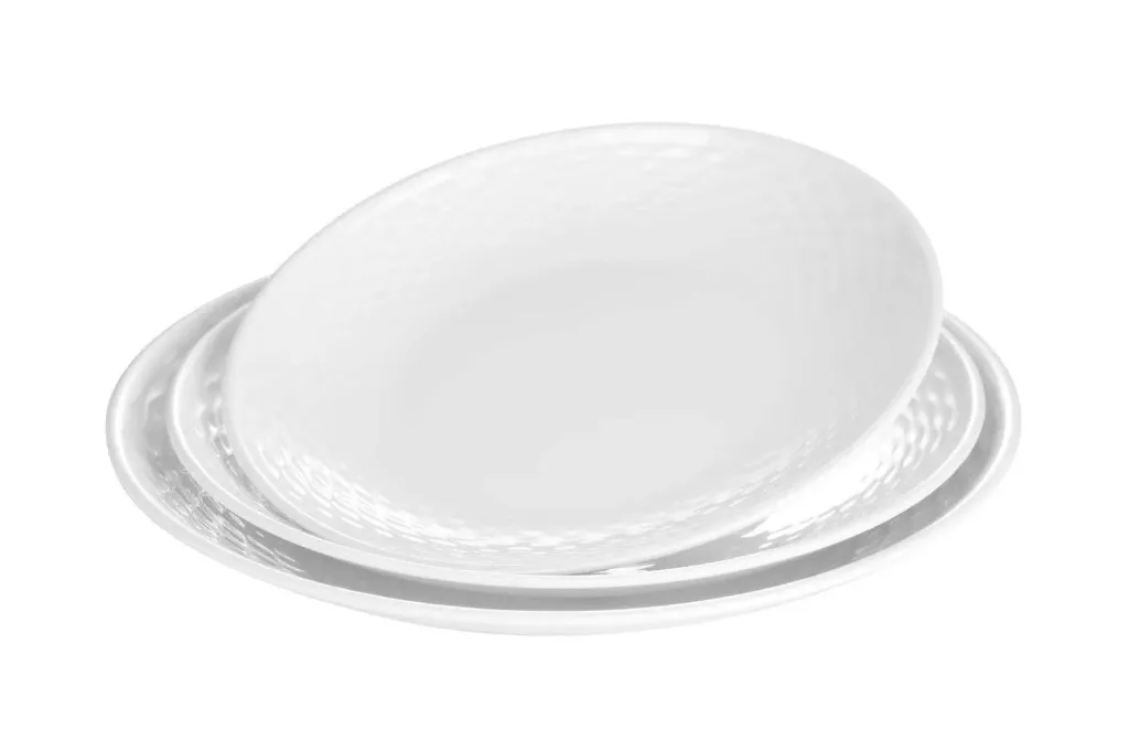[HAMPSEA-14] Melamine plate - Round - Sea design - 14 inch