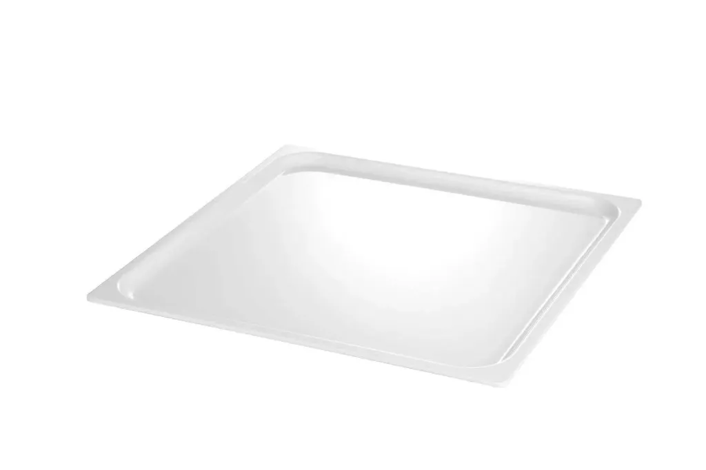 [HAMP-3030FS] Melamine plate - Square - White - 30*30 cm