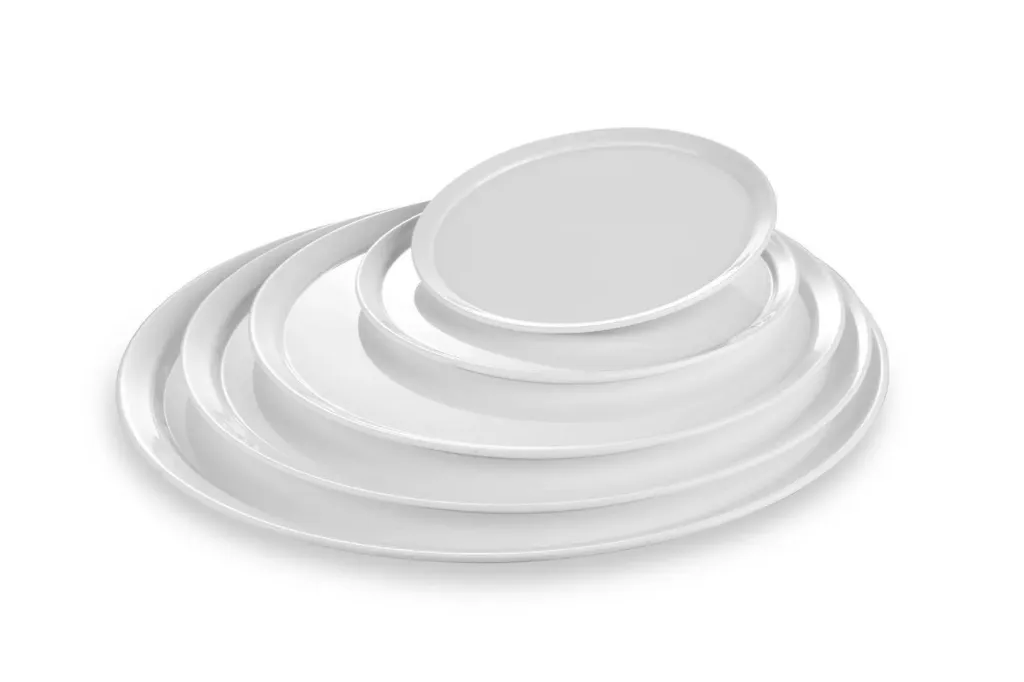 Melamine plate - Round - White - 10 inch