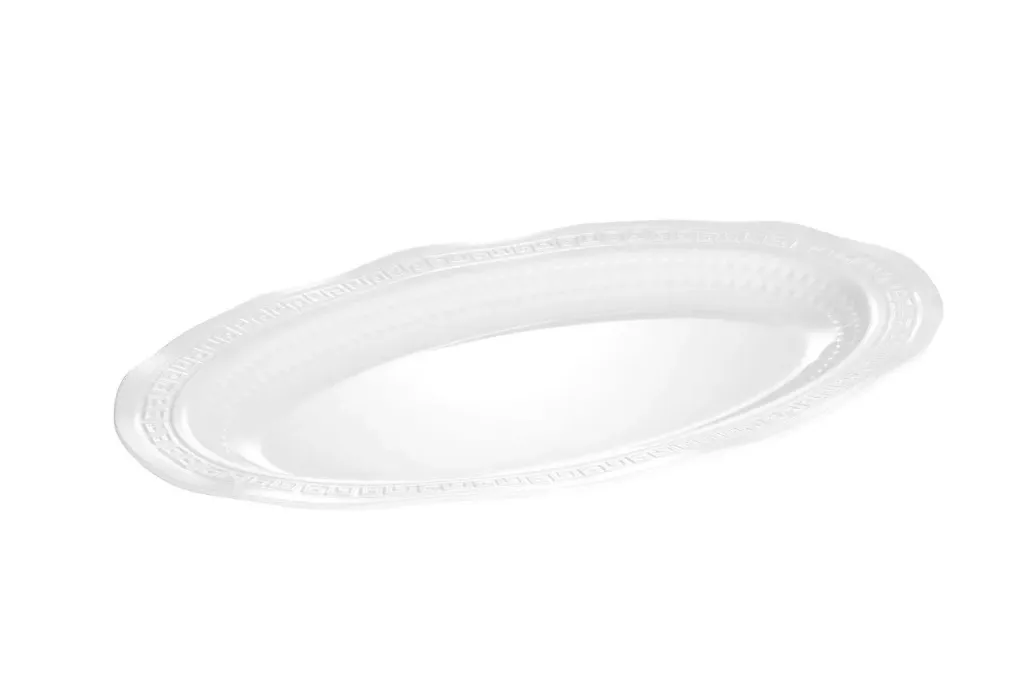 [HAMP-OP28] Melamine plate - Oval - Ver design - 28 inch
