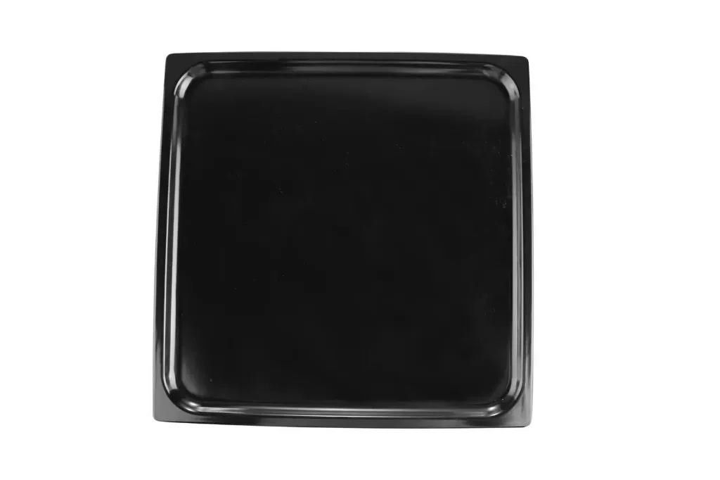 [HAMP-3030FSB] Melamine plate - Square - Black - 30*30 cm