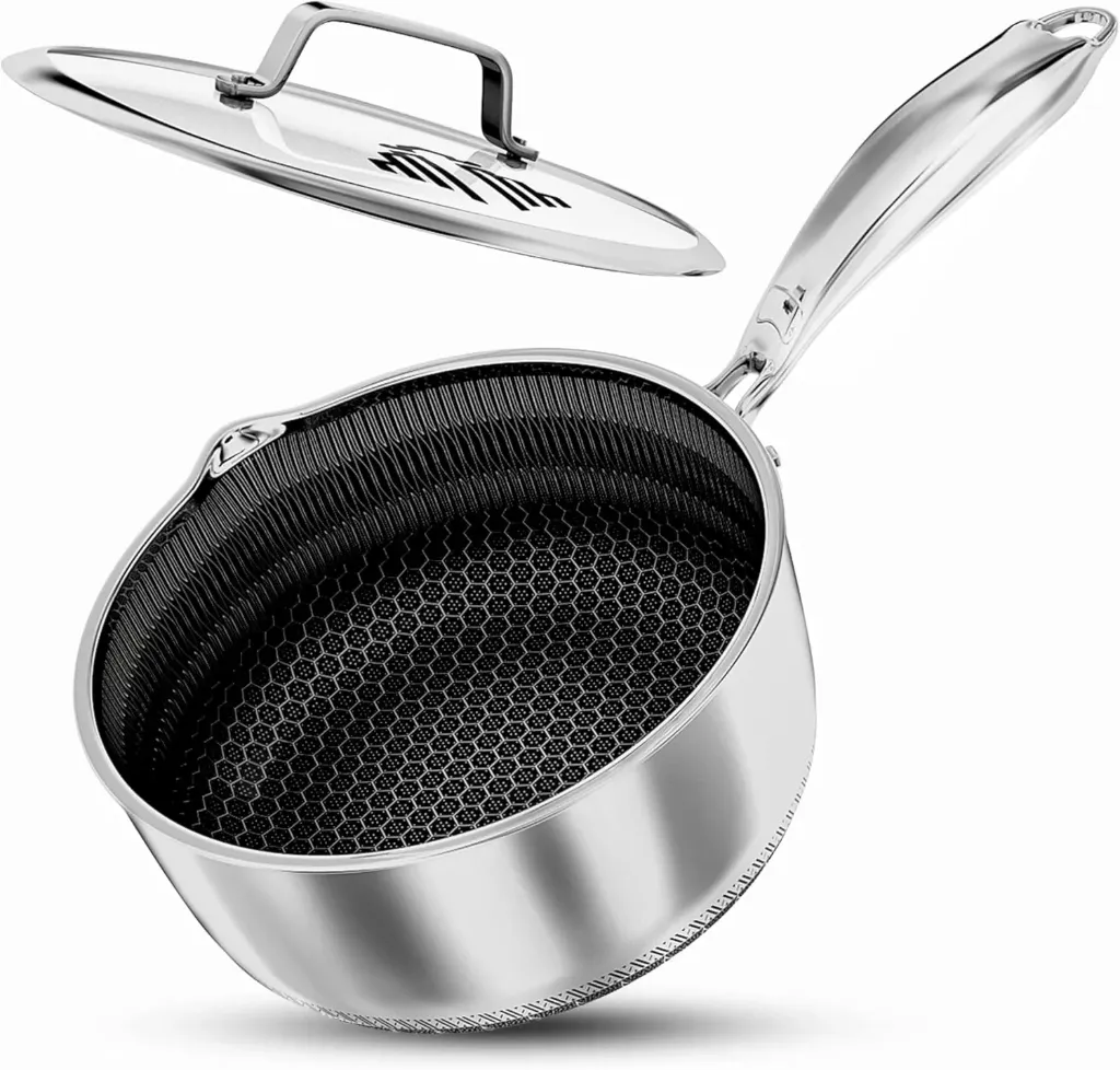 Saucepan plasma coating inox