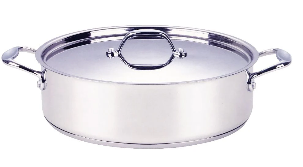 [FC-28] Shallow casserole inox - 28CM