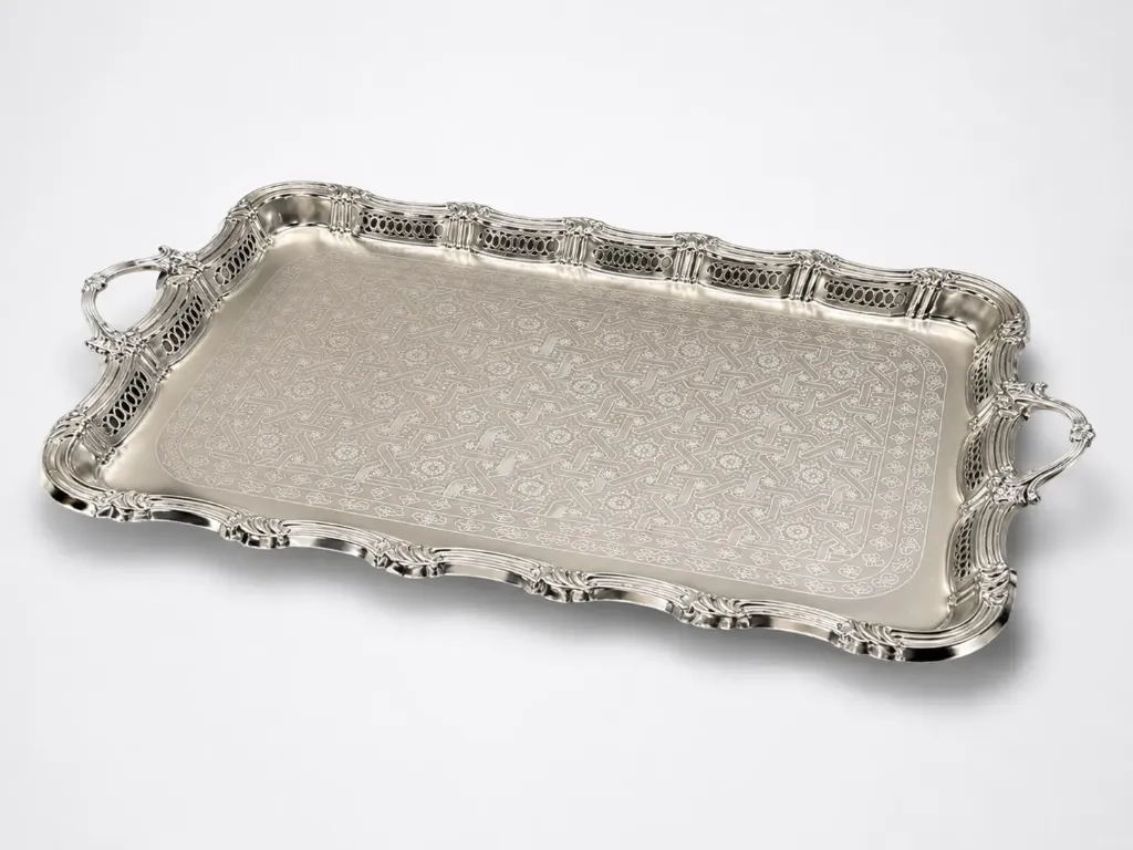 TRAY SQUARE WITH HANDLE 55*40 CM