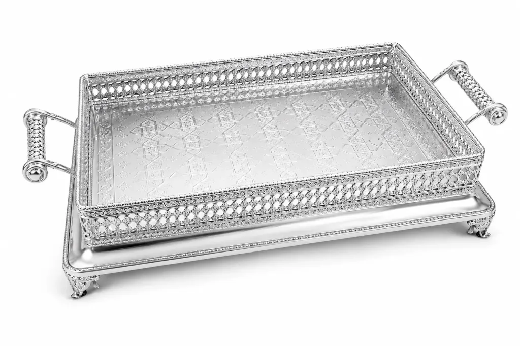 [HA26-5035S] TRAY WITH HANDLE DECO FEET