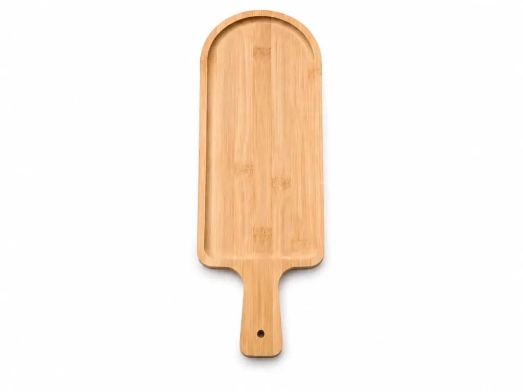 Wooden Serving Plate with handle - 45*15cm